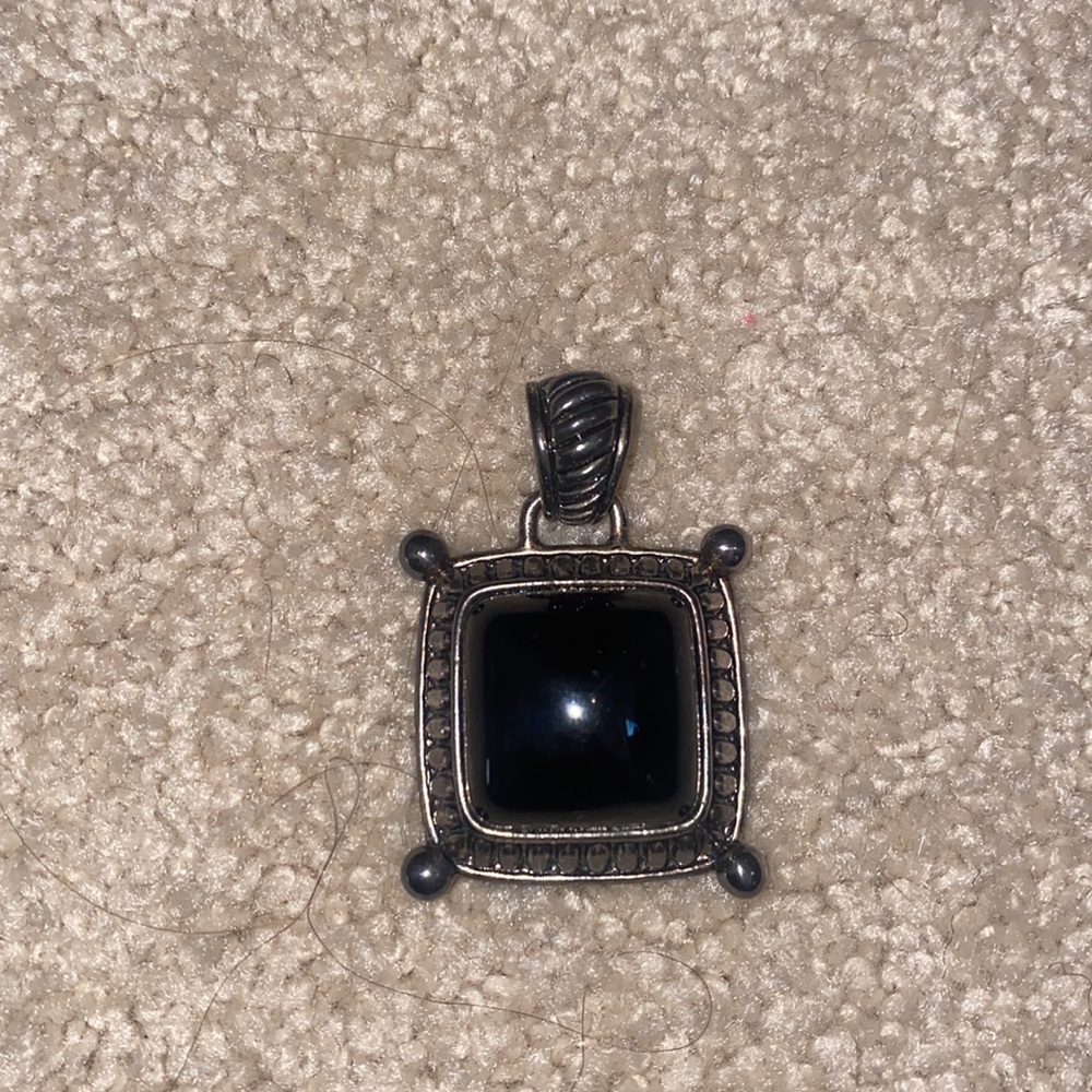 Black Necklace Pendant (brand unknown- pictured though)